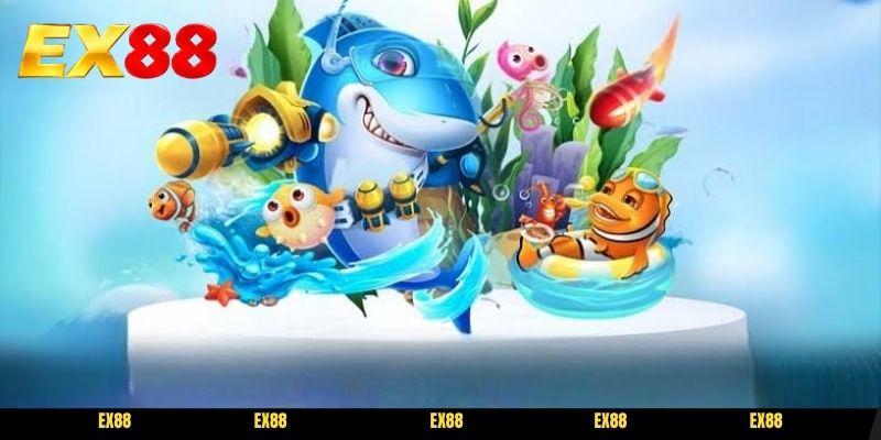EX88 trang bị vũ khí tối tân để game thủ săn sinh vật biển