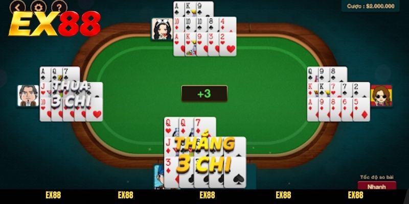 Trải nghiệm xếp bài game mậu binh đổi thưởng